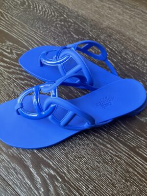 Hermes Egerie sandal Bleu Outremer