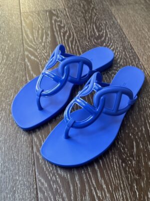 Hermes Egerie sandal Bleu Outremer