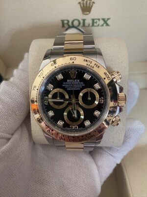 New Rolex Daytona 2K Black Dial Diamond