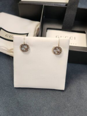 Used like new Gucci Earrings Icon Logo