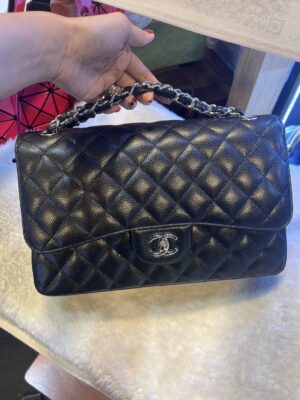 Used like new Chanel Jumbo – Black