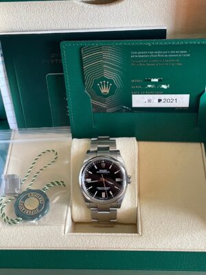 Used Rolex Op 36mm Black Dial Oysters Ref: 126000