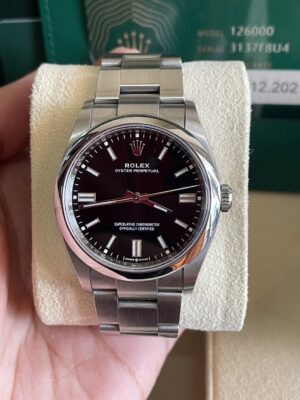 Used Rolex Op 36mm Black Dial Oysters Ref: 126000