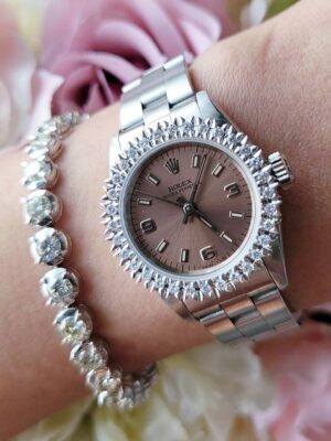 👑Used Rolex Nodate series6 Ladysize25mm. Champagne