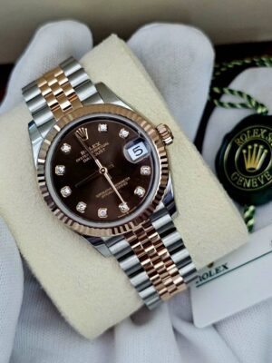 Use like new rolex date just31mm หน้าชอคหลักเพชร10เม็ด