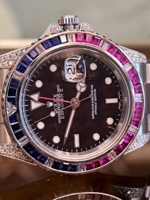 Rolex ex2 Diamond Custom แบบสายไม่ฝังเพชร