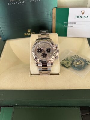 Used Like New Rolex Daytona full white gold grey panda