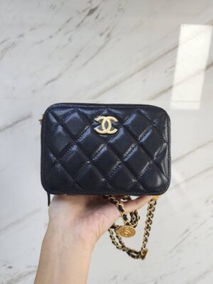 New Chanel Camera 5.5” Caviar