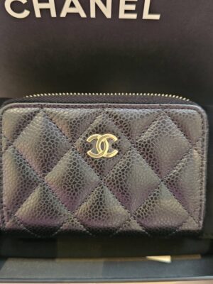 New Chanel Card Holder Zippy GHW