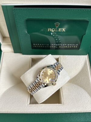 👑New Rolex DateJust Lady 28 mm. 05/2023 Full Set