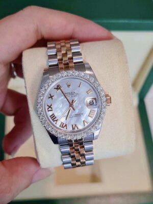 👑Used Rolex Datejust Boy size Pinkgold Y2016