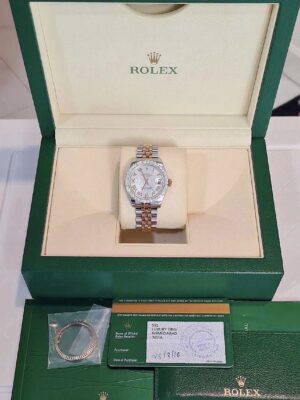 👑Used Rolex Datejust Boy size Pinkgold Y2016