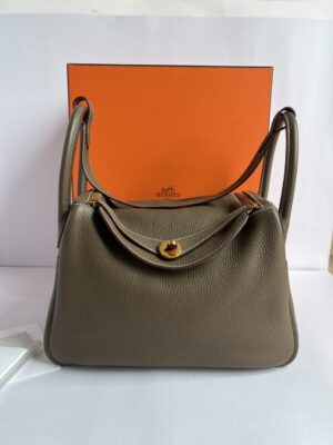 Used like new Hermes Lindy 30 Etoupe GHW