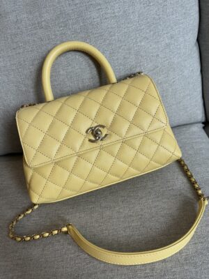 Used once Chanel Coco 9.5 22 p very like new lghw