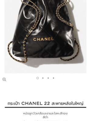 Used like new chanel 22 backpack medium