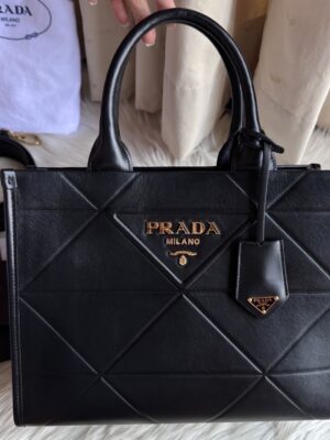 Prada Nappa Tote with Chain Y2022 Size: 11”x9”