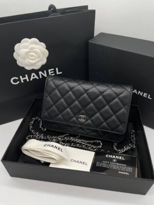 Like new Chanel WOC Caviar SHW HL28