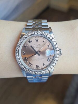 Used Rolex Datejust Boysize 31 mm. – Pink