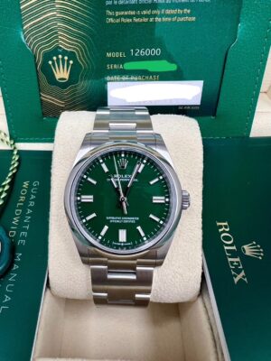 New Rolex OP 36 Green Dial 5/2023