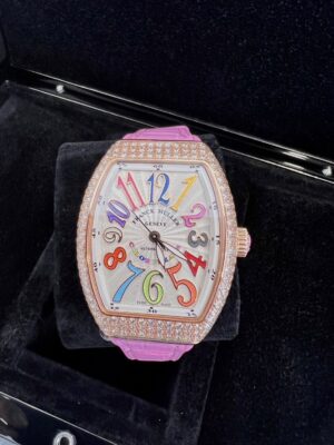 New Frank Muller V32 Rose Gold Original Diamond ระบบไขลาน 3/2023