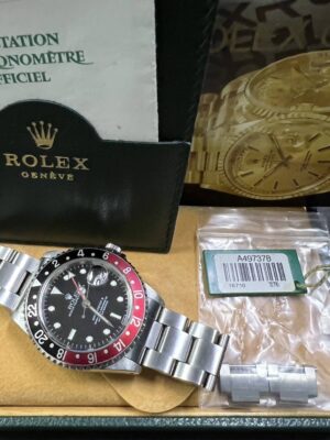 Used Rolex GMT Master Coke Size 40 mm.Ref.16710 Series A Y2000