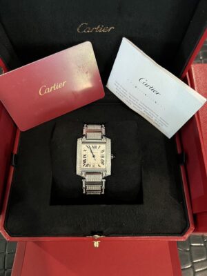 Cartier Tank Francaise Ladies 28 mm หน้าไซส์ใหญ่ L