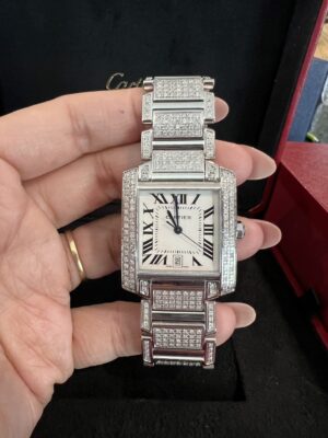 Cartier Tank Francaise Ladies 28 mm หน้าไซส์ใหญ่ L