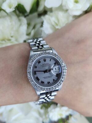 👑Used Rolex Datejust Ref.69164 Lady26mm. series 6 หน้าเทาเลขโรมัน