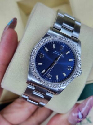 👑Used Rolex Nodate Boysize31mm. หน้าน้ำเงินอารบิค 369