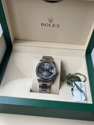 New Rolex Wimbledon 36 mm. 04/2023 ขอบเรียบ