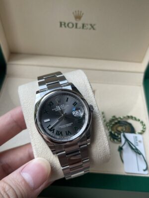 New Rolex Wimbledon 36 mm. 04/2023 ขอบเรียบ