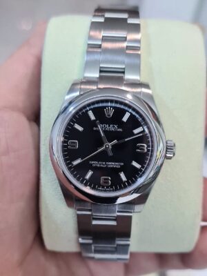 Used Rolex boy size 31 mm. ปี 2013 fullset หน้าดำ 369