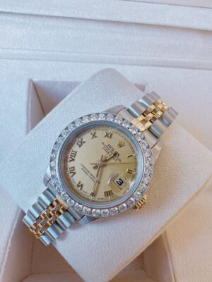 Used Rolex datejust Lady Size หน้าทอง​ เลขโรมัน