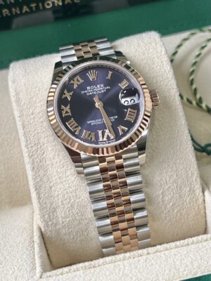 New Rolex Datejust 31 mm. หน้าเพชรVI สายจูบิลี่ ขอบหยัก