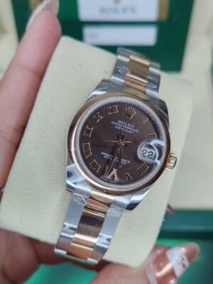 👑Used Rolex Datejust Boysize Ref.178241 ✅Fullset​ ปี2018 กล่องใบครบ ✅หน้าชอคเพชรIV