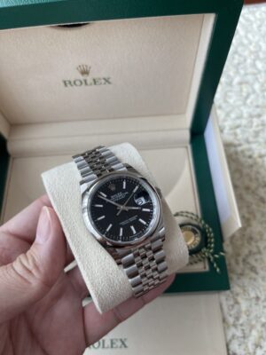 New Rolex Datejust 36 mm Black Dial Jubilee 05/2023