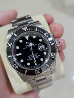 Used Like new Rolex Submarine​ date​ black 10/2016