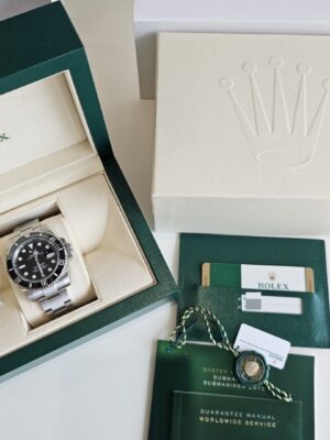 Used Like new Rolex Submarine​ date​ black 10/2016