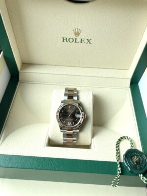 New Rolex Datejust 31 mm. Choc Dial Rose Gold