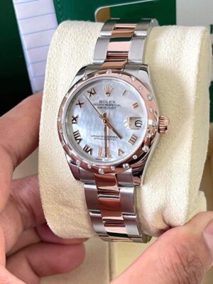 Used Rolex Datejust Boy size31mm Ref: 178341 ปี2018 หน้ามุกขาว VI เพชร