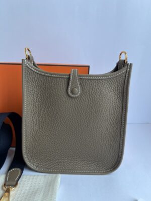 New hermes Evelyne 16 size mini etupe ghw สาย blue indigo