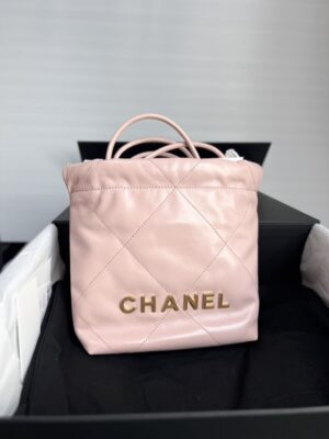 New Chanel 22 mini สีชมพูพาสเทล