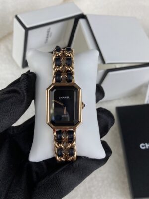 Chanel premier watch ปี2022 ดำอะไหล่ทอง size L (16-17)