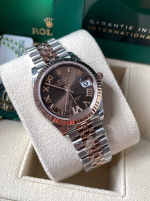 New Rolex Datejust 31 mm. Choco VI สายจูบิลี่ pinkgold ปี 2023