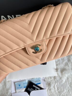 Rare ❗️very like new Chanel classic holo27 Beige Care Lghw