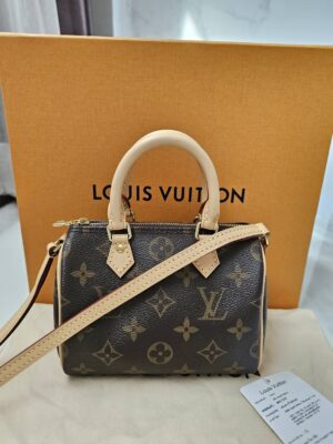 Used Louis Vuitton New Lv Nano Speedy Dc21