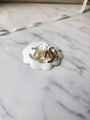 New Chanel cc logo earrings 2.4 cm