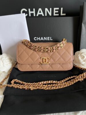 New Chanel O phone with chain 22K