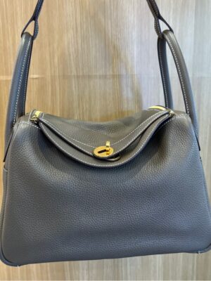 Used like new Hermes Lindy 30 etoupe ทอง#C