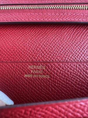 Used good condition hermes bearn rc epsom bifold GHW stamp P